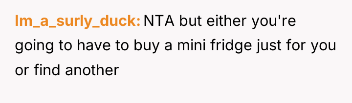 Im_a_surly_duck NTA but either you're going to have to buy...