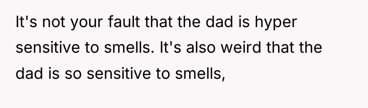 It's not your fault that the dad is hyper sensitive...