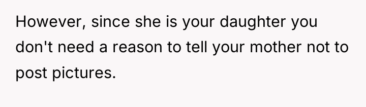 However, since she is your daughter you don't need a...