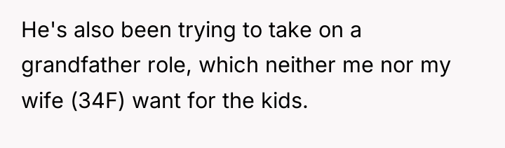 He's also been trying to take on a grandfather role,...
