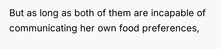 But as long as both of them are incapable of...