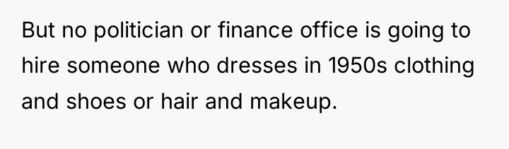 But no politician or finance office is going to hire...