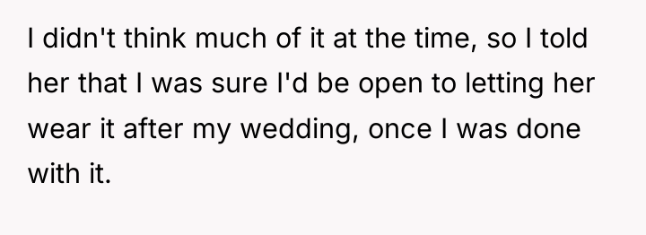 I didn't think much of it at the time, so...