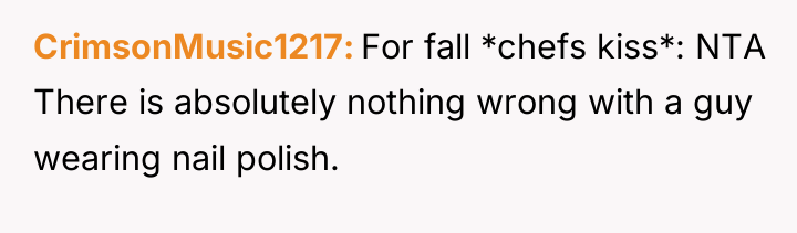 CrimsonMusic1217 For fall *chefs kiss*: NTA There is absolutely nothing...