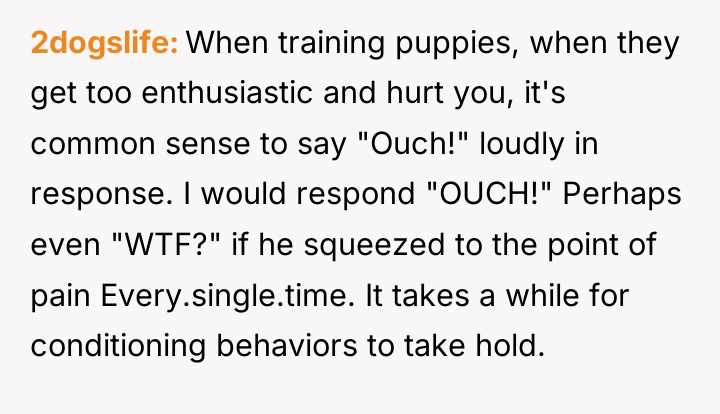 2dogslife When training puppies, when they get too enthusiastic and...