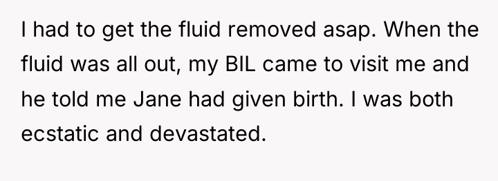 I had to get the fluid removed asap. When the...