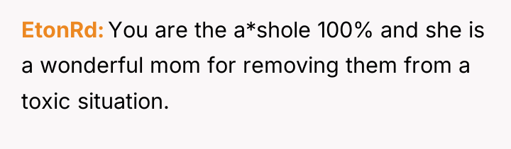 EtonRd You are the a*shole 100% and she is a...