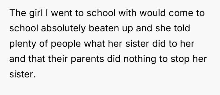 The girl I went to school with would come to...