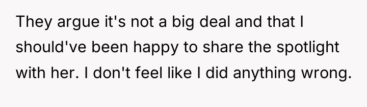 They argue it's not a big deal and that I...