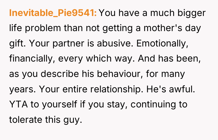 Inevitable_Pie9541 You have a much bigger life problem than not...