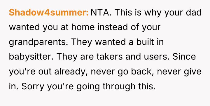 Shadow4summer NTA. This is why your dad wanted you at...