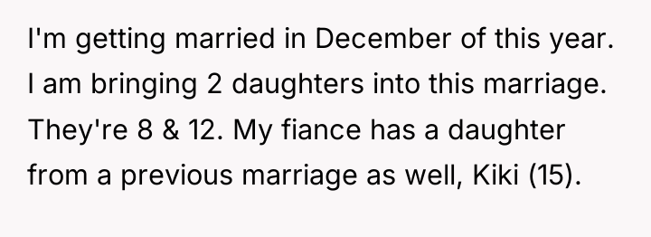 I'm getting married in December of this year. I am...