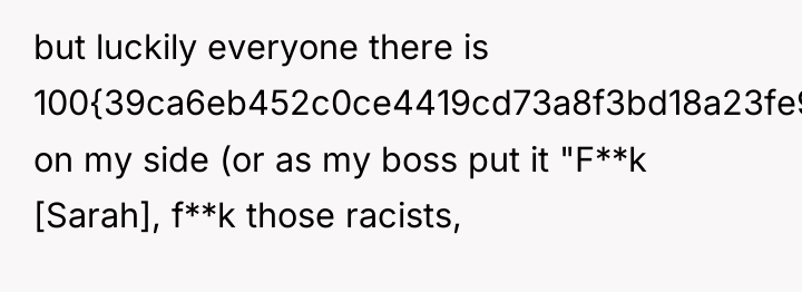 but luckily everyone there is 100{39ca6eb452c0ce4419cd73a8f3bd18a23fe95ab4febb092bc2ab1b542eeea82f} on my side (or...