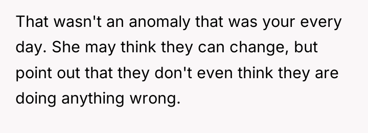 That wasn't an anomaly that was your every day. She...