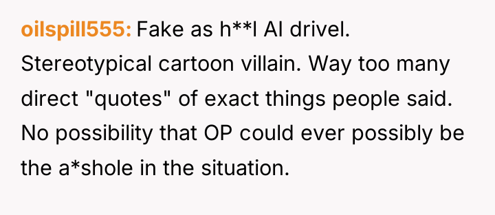 oilspill555 Fake as h**l AI drivel. Stereotypical cartoon villain. Way...