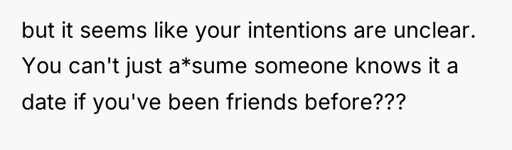but it seems like your intentions are unclear. You can't...