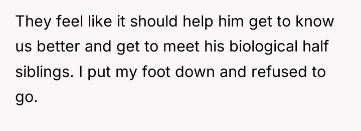 They feel like it should help him get to know...