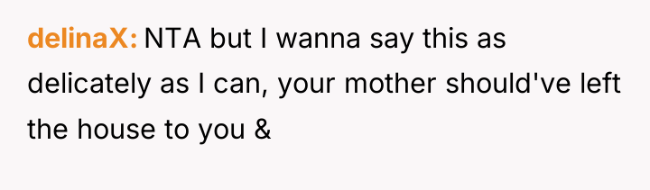 delinaX NTA but I wanna say this as delicately as...