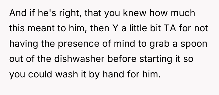 And if he's right, that you knew how much this...