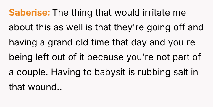 Saberise The thing that would irritate me about this as...