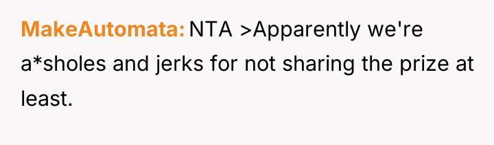 MakeAutomata NTA >Apparently we're a*sholes and jerks for not sharing...
