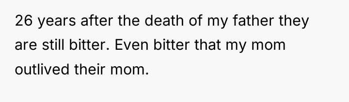 26 years after the death of my father they are...