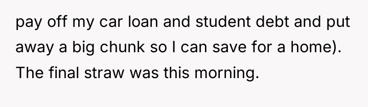 pay off my car loan and student debt and put...