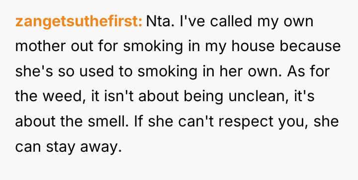 zangetsuthefirst Nta. I've called my own mother out for smoking...