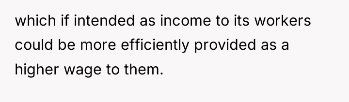 which if intended as income to its workers could be...