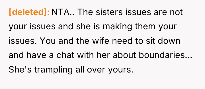 [deleted] NTA.. The sisters issues are not your issues and...
