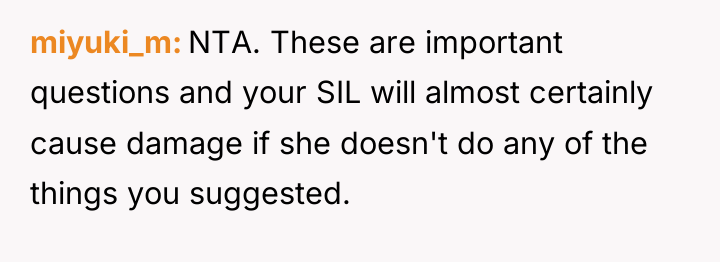 miyuki_m NTA. These are important questions and your SIL will...