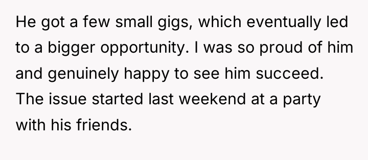 He got a few small gigs, which eventually led to...