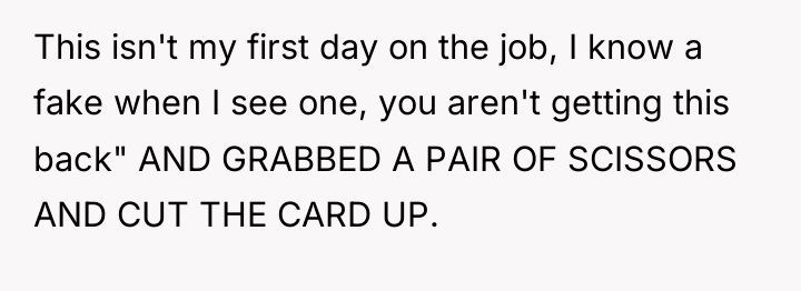 This isn't my first day on the job, I know...