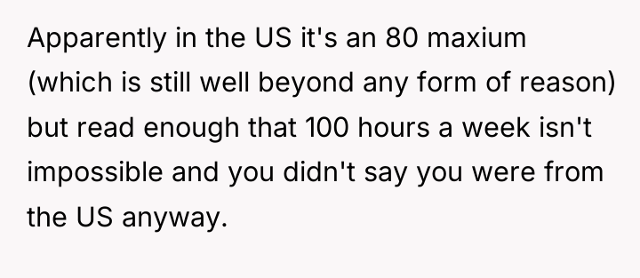 Apparently in the US it's an 80 maxium (which is...