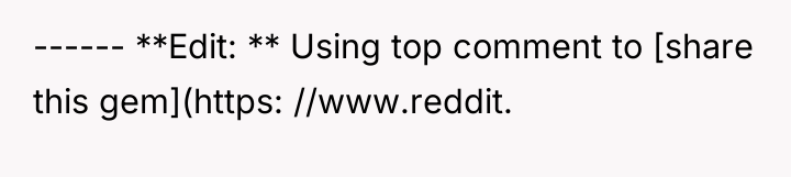 ------ **Edit: ** Using top comment to [share this gem](https:...