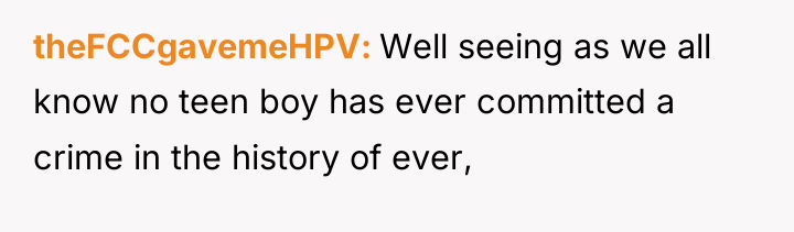 theFCCgavemeHPV Well seeing as we all know no teen boy...