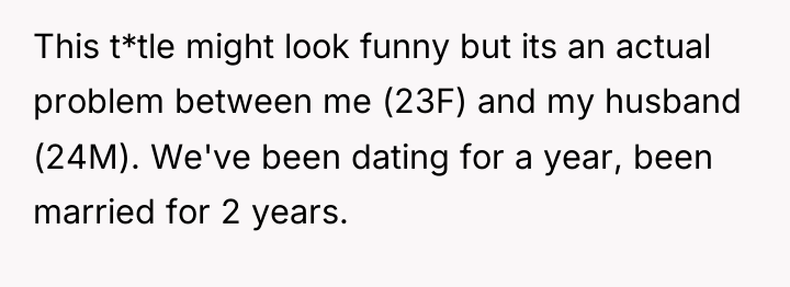 This t*tle might look funny but its an actual problem...