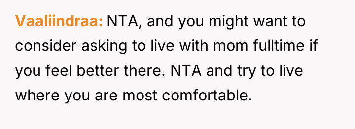 Vaaliindraa NTA, and you might want to consider asking to...