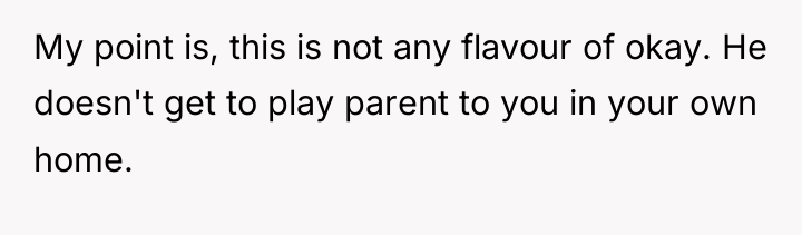 My point is, this is not any flavour of okay....
