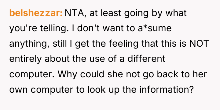 belshezzar NTA, at least going by what you're telling. I...