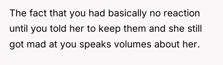 The fact that you had basically no reaction until you...