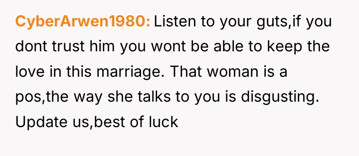CyberArwen1980 Listen to your guts,if you dont trust him you...