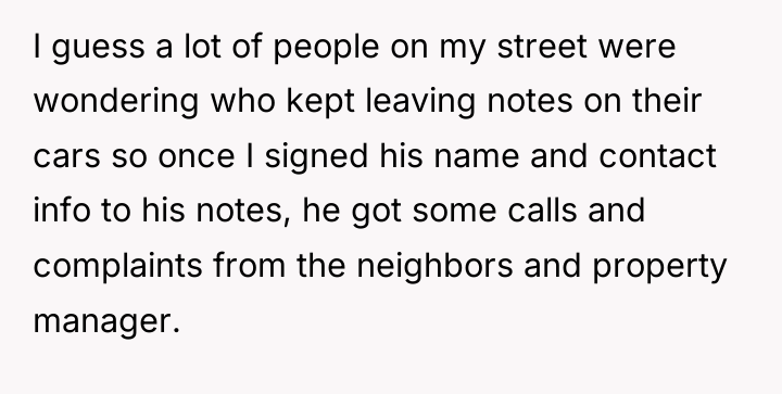 I guess a lot of people on my street were...