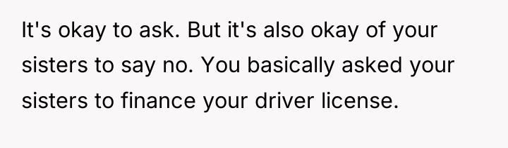 It's okay to ask. But it's also okay of your...