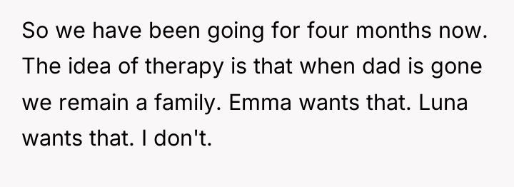 So we have been going for four months now. The...