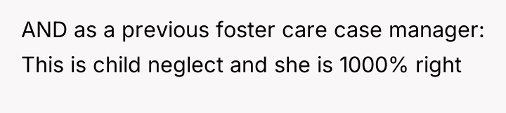 AND as a previous foster care case manager: This is...