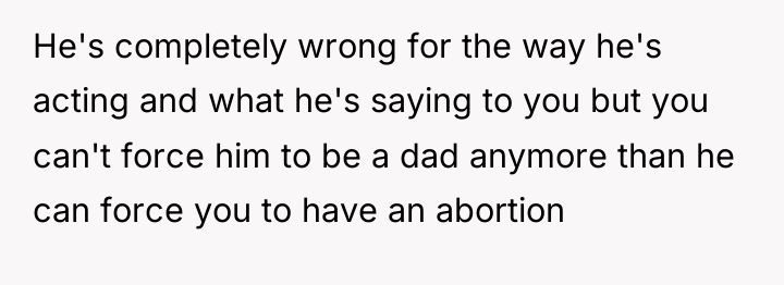 He's completely wrong for the way he's acting and what...