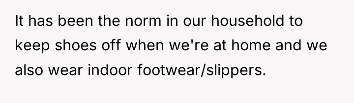It has been the norm in our household to keep...