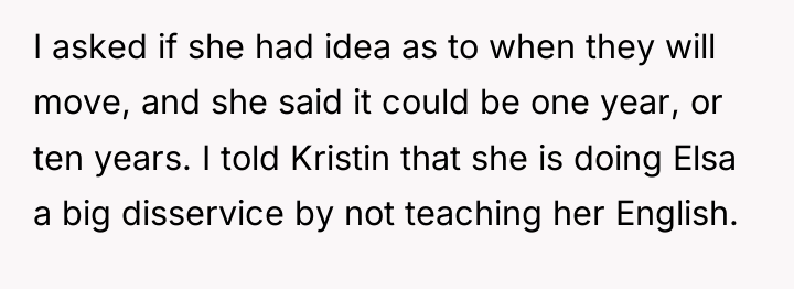I asked if she had idea as to when they...