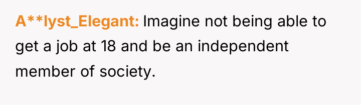A**lyst_Elegant Imagine not being able to get a job at...